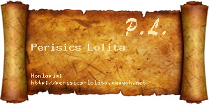 Perisics Lolita névjegykártya